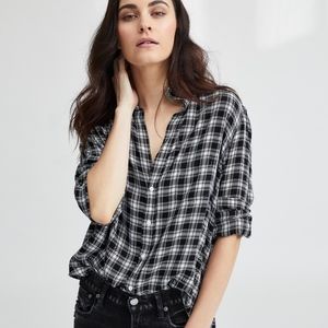 Frank & Eileen | Eileen Black & White Plaid Shirt
